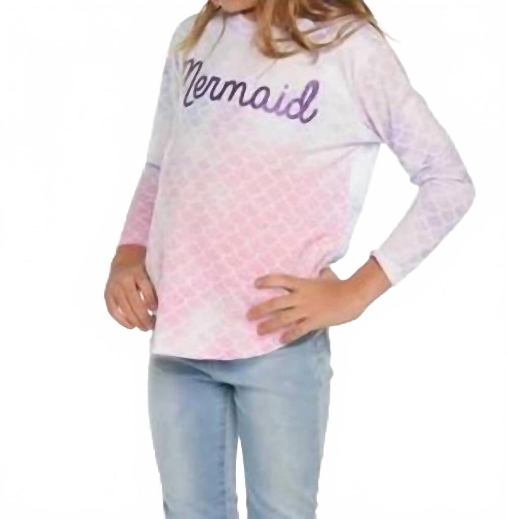 NEW CHASER mermaid life tie dye tee in pink